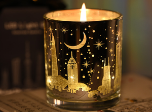 Bougie d'aromathérapie exquise en perle orientale gravée - Magnifique capteur de lumière pour un espace transformé - Product Image 2