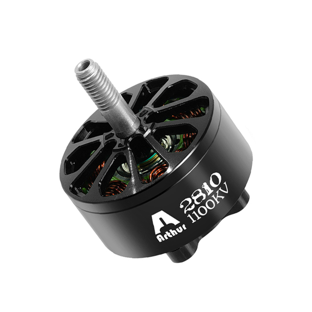 Flashhobby High Efficiency Brushless DC Motor A2810 1100KV 3-6S for 7-8 inch Heavy-Lift FPV UAV Racing Drone Fixed Wing Boat