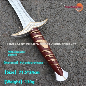 Modelo de Espada de los Elfos <span class=keywords><strong>del</strong></span> Señor de los Anillos, Réplica de Película y Animación, Simulación de Explosiones, Modelo de Plástico al por Mayor - Product Image 3