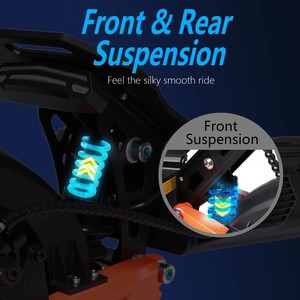 <span class=keywords><strong>Trottinette</strong></span> électrique tout-terrain adulte 48V 1600W à double motorisation, pliable, haute puissance, longue autonomie <span class=keywords><strong>50</strong></span>-55KM, 48V/21Ah – Meilleures ventes - Product Image 3