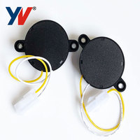 4216 100db Decibel Cao Nhỏ Hình Bán Nguyệt Âm Thanh Lớn Báo Động Điện Tử Hoạt Động 12V 24V 48V Dây Piezo Buzzer