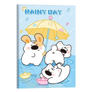 Cuaderno A5 con dibujos animados, encuadernación cosida, suave, para estudiantes - Product Image 5