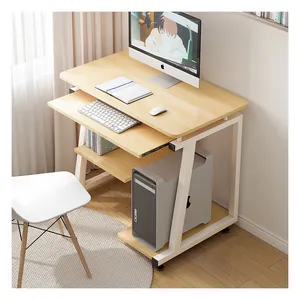 Escritorio de computadora de escritorio, escritorio moderno y sencillo para el hogar, estante de combinación integrado, mesa de estudio para dormitorio, mesas de oficina sencillas