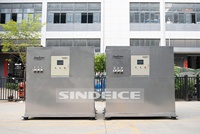 Nouvelle machine à glace en plaques industrielle 3T 5T 10T modèle 2026 de notre usine chinoise, machine à glace comestible en plaques, entièrement en SUS304, longue durée de vie