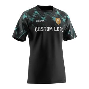 T-shirt de sport personnalisé pour homme, col rond, séchage rapide, sublimation ODM, musculation, maillot de rugby professionnel Mexique - Product Image 3