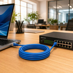 Câble réseau <span class=keywords><strong>Ethernet</strong></span> RJ45 Cat5e UTP FTP SFTP Gigabit en cuivre pour PC, routeur, jeux, <span class=keywords><strong>10m</strong></span>, prix usine - Product Image 4