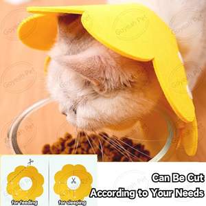 <span class=keywords><strong>Collar</strong></span> ajustable para mascotas, fieltro suave, girasol, doble hebilla, <span class=keywords><strong>Collar</strong></span> de recuperación para gatos después de la cirugía - Product Image 6