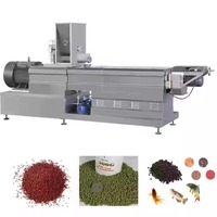 Machine professionnelle commerciale robuste et durable en acier inoxydable pour la fabrication automatique d'extrudeuses de granulés flottants pour aliments pour poissons