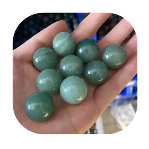 Wholesale 16mm mini natur heal crystal spheres natural green aventurine crystals healing ball for spiritual decor