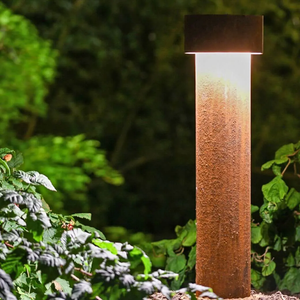 Nouveau design corten éclairage boîte idée corten éclairage bollards pour l'aménagement paysager - Product Image 1