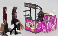 Distributeur automatique de crème glacée Popsicle Congélateur Pousser le chariot