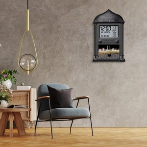 <span class=keywords><strong>Horloge</strong></span> de bureau numérique LED <span class=keywords><strong>moderne</strong></span> avec rappel de prière Azan <span class=keywords><strong>Adhan</strong></span>, alarme et calendriers pour les heures de prière musulmanes islamiques Hijri - Product Image 6
