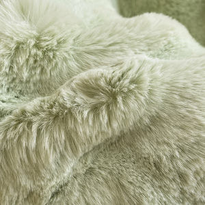 Drap <span class=keywords><strong>de</strong></span> lit en fourrure <span class=keywords><strong>de</strong></span> lapin artificielle <span class=keywords><strong>de</strong></span> luxe, <span class=keywords><strong>housse</strong></span> <span class=keywords><strong>de</strong></span> <span class=keywords><strong>couette</strong></span> à bulles imprimée, ensemble <span class=keywords><strong>de</strong></span> literie, couleurs magnifiques, doux et confortable, lit double - Product Image 5