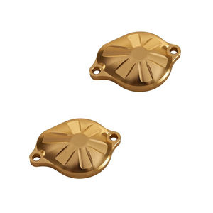 カスタムビレットアルミ製アッパーバルブカバーセット CNC加工アルミ部品 アルミビレットCNCエンジン部品 - Product Image 4