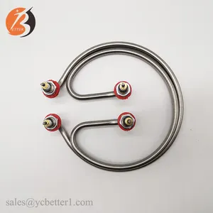 Aquecedor elétrico flexível redondo/circular tubular para fabricante de água