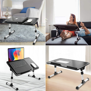 Escritorio Portátil Ajustable para Cama con Ventilador de Refrigeración, Mesa Plegable para Ordenador para Sofá - Product Image 6