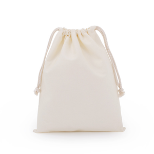 Bolsa de Algodón Calico Promocional al por Mayor, Bolsa de Muselina de Lona Personalizada con Cordón, Estilo Plegable, para Regalos Pequeños - Product Image 5