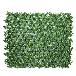 ZC Outdoor Garden Decoration Plastic Greenery Wall Artificial Ivy Privacy Fence For Home Backdrop