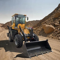 Daya kuat potongan harga Model 2 Ton bekerja konstruksi penggali dan pemuat Wz28-20 Backhoe Loader