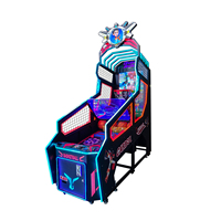 Colorfulsky Machine de jeu de basket électronique d'arcade de rue pour le marché anglophone, Garantie 1 an, Fonctionne à pièces, Prise UE, Rechargeable