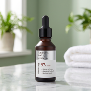 JMSOLUTION SKIN BOOST SNAIL 97 Glycerin <b>Face</b> Moisturizer <b>Serum</b> 30ml Made in Korea OEM/ODM Everyday Use - Product Image 2