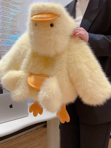 <span class=keywords><strong>Manteau</strong></span> d'<span class=keywords><strong>hiver</strong></span> mignon assorti mère-fille en forme de canard, doublé polaire et extra chaud pour enfants, vêtement d'<span class=keywords><strong>hiver</strong></span> confortable - Product Image 2
