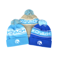 Bonnet en tricot personnalisé avec logo, bonnet d'hiver haut de gamme, bonnet jacquard sport, bonnet en tricot acrylique pour homme et femme