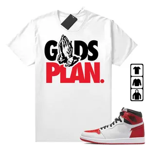 Groothandel Erfgoed 1S Unisex Tees Sneaker Match Shirts Goden Plan Print Heren Streetwear 100% Katoen Grafische T-Shirts Voor Heren