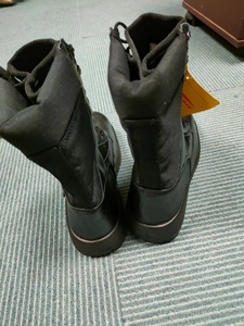TSB21-1 DMS <b>Black</b> Leather <b>Combat</b> Boots - Product Image 4