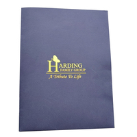 Carpetas de archivos de presentación de documentos de papel A4 y A5 con logotipo personalizado, carpetas de presentación de dos bolsillos con logotipo