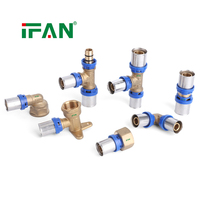 IFAN - Ventes Flash : Matériaux de Plomberie - Raccords de Tuyauterie PEX-AL-PEX Multicouche pour Chauffage par le Sol - Système de Plomberie PEX à Sertissage