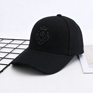 Gorra de Béisbol Negra Clásica de Alta Calidad con Bordado Premium, Transpirable, con Logotipo Personalizado para Hombres y Mujeres, para Actividades al Aire Libre - Product Image 1