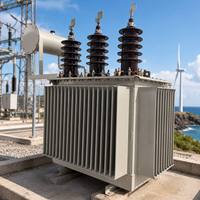 Transformador de Distribución de Energía con Núcleo de Acero CRGO, Bobinado de Cobre, Sumergido en Aceite, Proveedor de China
