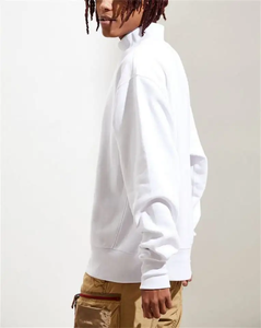 <span class=keywords><strong>Sudadera</strong></span> Personalizada <span class=keywords><strong>de</strong></span> <span class=keywords><strong>Cuello</strong></span> Alto, Manga Larga, Lisa, <span class=keywords><strong>Blanca</strong></span>, <span class=keywords><strong>de</strong></span> Algodón, Felpa, <span class=keywords><strong>Cuello</strong></span> Redondo - Product Image 4