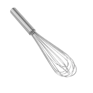 Wholesale Manual Whisk Eggbeater Kitchen Egg Beater Whisks With Metal Handle In Bulk Baking Tools