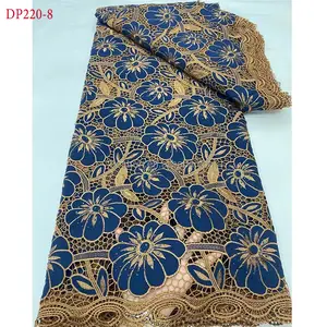 Dp220 5 Yards Màu Trắng Tinh Khiết Mềm Phi Guipure Ren Chất Lượng Cao Đồng Bằng Màu Đen Vài Dây Ren Cupion Vải Cho Phụ Nữ Quý Ông