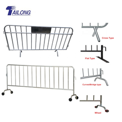 Kiểm soát đám đông kim loại lồng vào nhau rào cản cho người đi bộ chướng ngại vật - Product Image 6