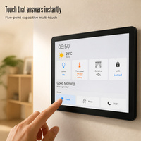 Tablette Android murale Q101S 10,1 pouces pour la réservation de salles de réunion, contrôle d'accès BMS, PoE, RS232, RS485, écran tactile