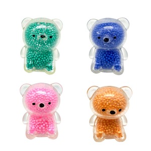 ของเล่นบีบ TPR รูปหมี ดีไซน์ใหม่จาก Gl Wholesale ของเล่นบีบคลายเครียด ลูกบอลบีบมอลโทส ของเล่นเสริมพัฒนาการประสาทสัมผัส ของเล่นก้อนน้ำแข็งกลิตเตอร์ - Product Image 5