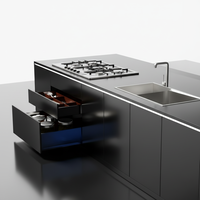 Glissières de tiroir à fermeture amortie robustes et faciles à installer pour armoires de cuisine et meubles, avec extension silencieuse et fluide
