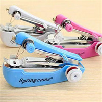 All-you-can-eat Mini machine à coudre domestique Portable Out Pocket Handheld Thin Thin Thick Needlework Manual Mini Machine à coudre