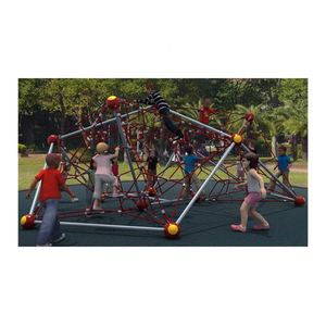 Túnel de Juegos Infantil para Exteriores con Red de Alambre y Tobogán de Acero Inoxidable, con Descuento - Product Image 4