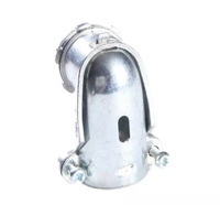 20Mm Standar Amerika Konektor Adaptor Saluran Logam Fleksibel Sendi Siku 90 Derajat