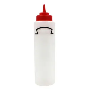 32 Oz 1000 Ml 1 L 1 Liter Ldpe Soft Squeeze Plastic Sauce Bottle