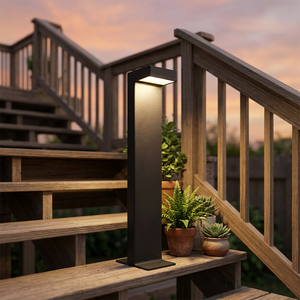 Lampes LED de jardin en aluminium, angle de faisceau 120°, blanc chaud doux 2700K, étanches IP65, télécommande, pour extérieur, jardin, porche, garage, haute performance - Product Image 6