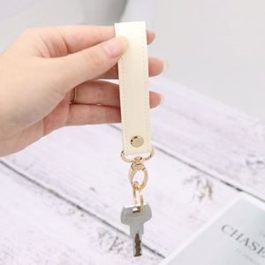 Minimalist PU Leather Keychain Wristlet Strap <b>Key</b> <b>Ring</b> <b>Bag</b> Charm Elegant <b>Key</b> Strap Long Keychain for Men Women - Product Image 3