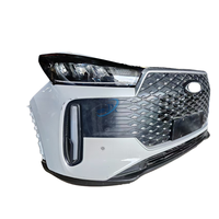 Para Chery Tiggo 4 parachoques delantero usado Original de alta calidad con rejilla, conjunto de parachoques delantero de faros delanteros de radiador