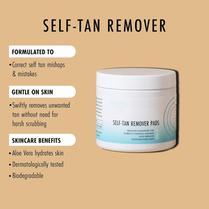 Cosmetici di bellezza cura della pelle abbronzante Private label rimuove i tamponi auto-abbronzanti idratanti indesiderati - Product Image 2