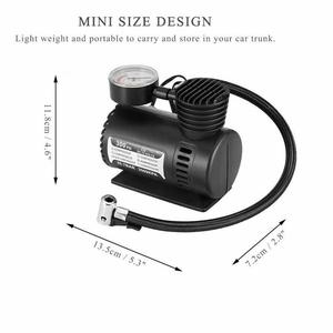 Compresseur d'air portable OEM 300 PSI 12V pour voiture, mini-pompe de <span class=keywords><strong>gonflage</strong></span> de pneus avec manomètre et embouts de <span class=keywords><strong>gonflage</strong></span>, tuyau en caoutchouc - Product Image 4