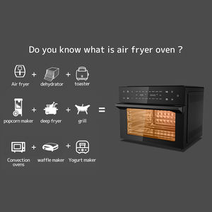 <span class=keywords><strong>Four</strong></span> à Friture Électrique Sans Huile 30L 220V 1800W, <span class=keywords><strong>Four</strong></span> à <span class=keywords><strong>Pizza</strong></span> et Poulet, Grille-Pain Combiné, 18 Menus Prédéfinis avec 4 <span class=keywords><strong>Accessoires</strong></span> - Product Image 4